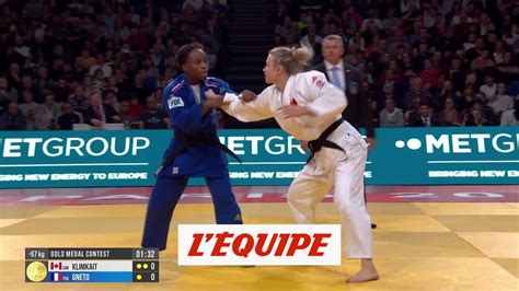 Gneto en or Judo Paris Grand Slam Vidéo Dailymotion