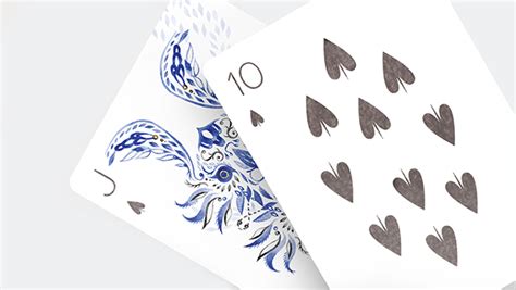 PLAYING CARDS: Blue & White Porcelain on Behance