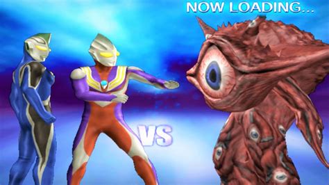 Sieu Nhan Game Play Ultraman Tiga V Ultraman Agul Tag Battle Mode