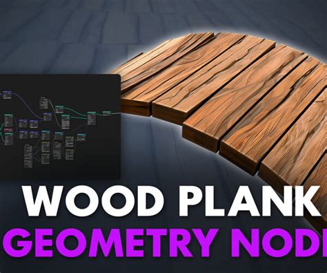 Artstation Blender 4 Wooden Planks Geometry Node Resources