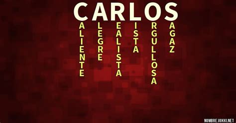 Qué Significa Carlos