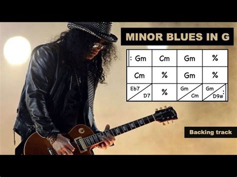 Minor Blues In G Backing Track Chords Chordify