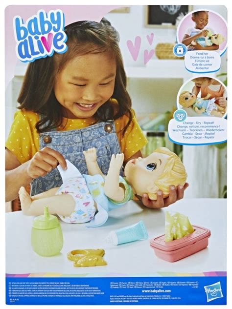 Baby Alive CHANGE N PLAY BABY Blonde Hair Toyworld Mackay Toys