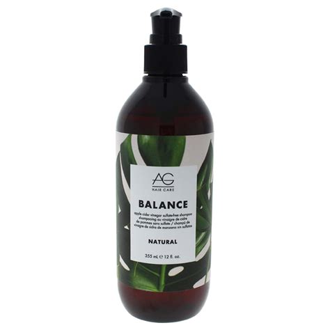 Buy Ag Hair Natural Balance Shampoo Or Plant Based Essentials Apple Cider Vinegar Brown 12