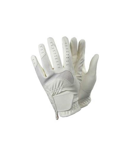 White Equestrian Riding Gloves Horse tack English Dressage