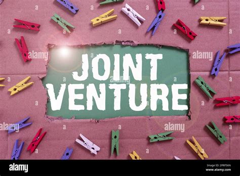 Texto Que Muestra Inspiration Joint Venture Foto Conceptual