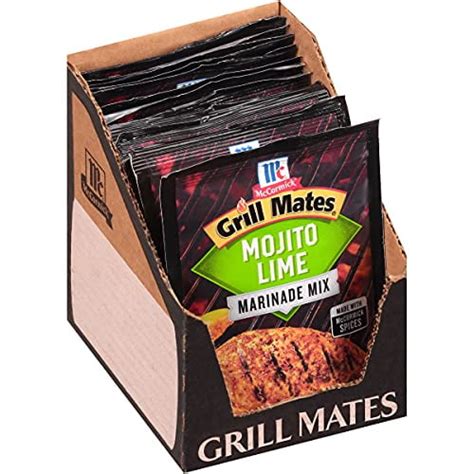 Mccormick Grill Mates Mojito Lime Marinade Mix 106 Oz Pack Of 12