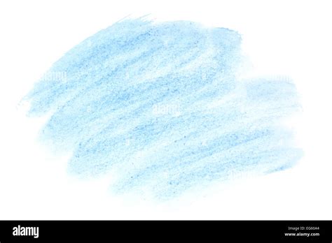 Light Blue Watercolor Brush Strokes May Be Used As A Background Stock