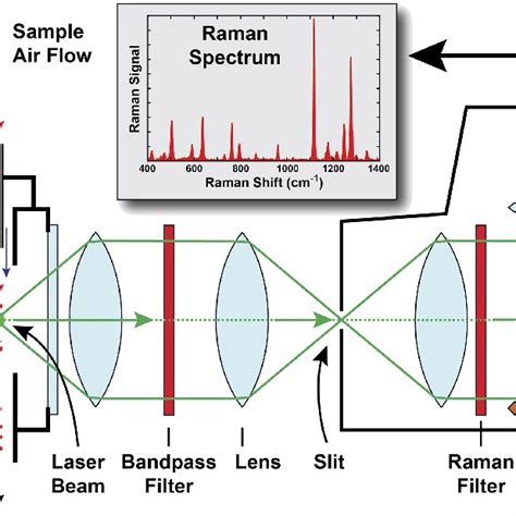 Calibration curve for the Raman spectrometer is shown. | Download ...