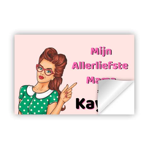 Mijn Allerliefste Mama Sticker Spot D Sticker Koning