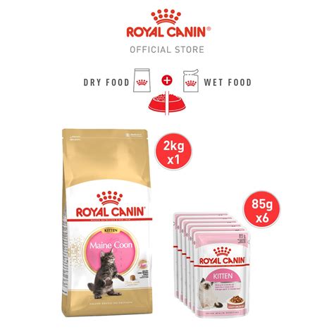 Royal Canin Maine Coon Kitten Kg Dry Kitten G X Pouches Wet