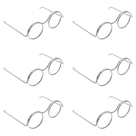 10 Pcs Doll Glasses Eye Decorations Mini Eyeglass For Tiny Frame Dress Up Supplies Aunglasses