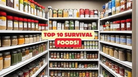 Top Best Survival Foods To Stockpile For Emergencies Food Supply