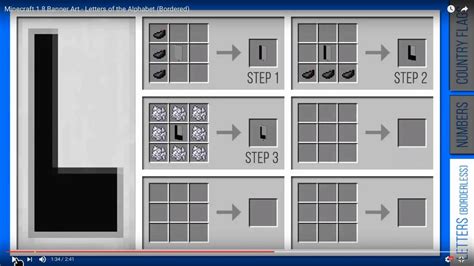 How To Make A Letter B Banner In Minecraft