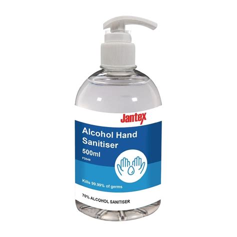 Jantex 70 Alcohol Hand Sanitiser 500ml Catering Products Equipment