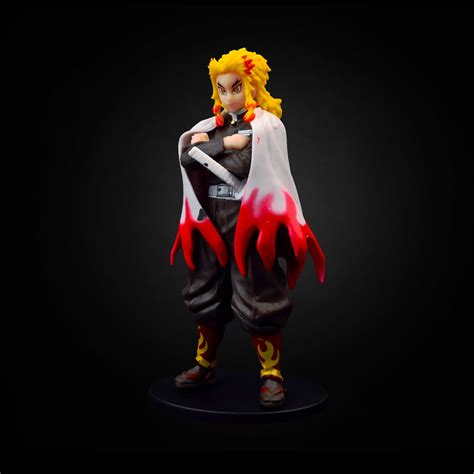 Figurka Statyczna Kyojuro Rengoku Żywica 18 cm Demon Slayer