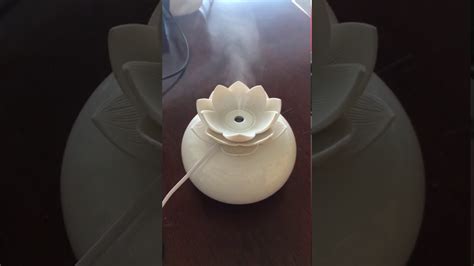 Yjy Ceramic Aromatherapy Essential Oil Diffuser Lotus Flower Youtube