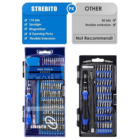 Strebito Screwdriver Sets 142 Piece Electronics Precision Screwdriver