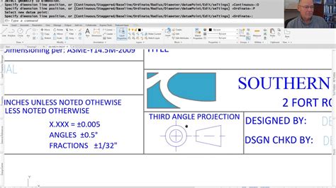 Creating A Title Block In AutoCAD YouTube