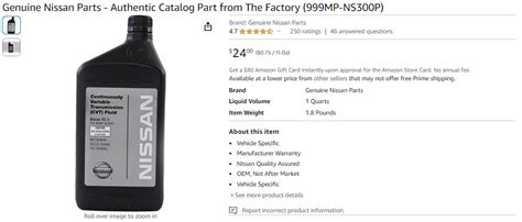 Nissan CVT Fluid NS 3 Alternative CVT Fluids EnginesWork Forum