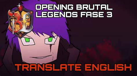 Lirik Lagu Opening Brutal Legends Fase Translate Inggris Youtube