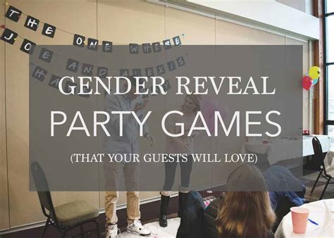 12 Fun Gender Reveal Party Game Ideas To Keep Your Guests Entertained