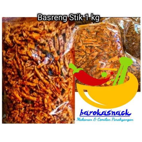 Jual Basreng Stik Pedas Extra Daun Jeruk Kg Shopee Indonesia