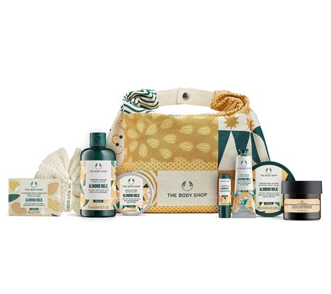 8-Piece The Body Shop Soothe & Smooth Almond Milk Ultimate Body Care Holiday Gift Set $40 + Free ...