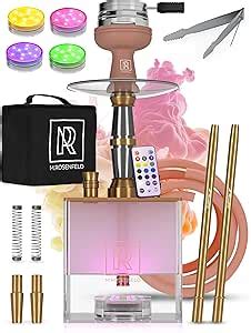 M Rosenfeld Shisha Set Komplett Schl Uche Shisha To Go Mit Tasche