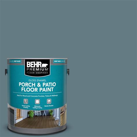 Behr Premium Gal F Smokey Blue Gloss Enamel Interior Exterior