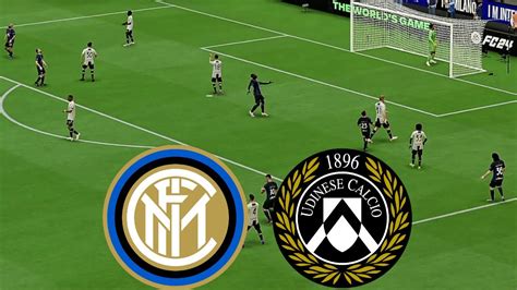 INTERNAZIONALE vs UDINESE CAMPEONATO ITALIANO SIMULAÇÃO FUTEBOL FIFA 24