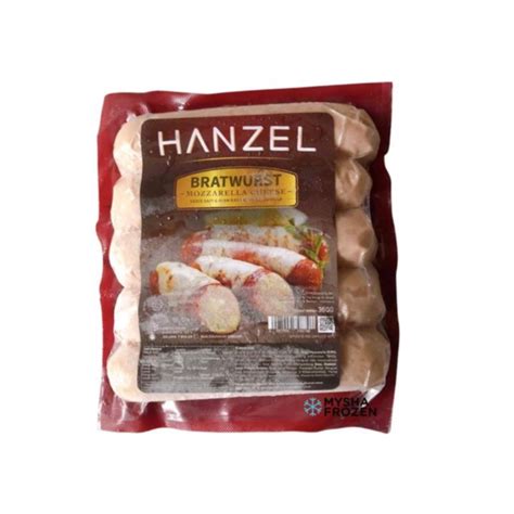 Jual Hanzel Sosis Bratwurst Mozzarella Cheese Gr Shopee Indonesia