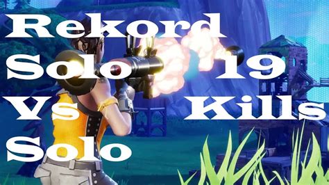 Neuer Deutscher Rekord Kills Solo Vs Solo Fortnite Battle Royale