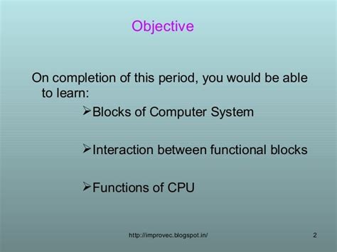 Cpu and its functions