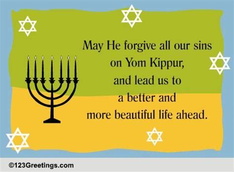 A Yom Kippur Wish... Free Yom Kippur eCards, Greeting Cards | 123 Greetings