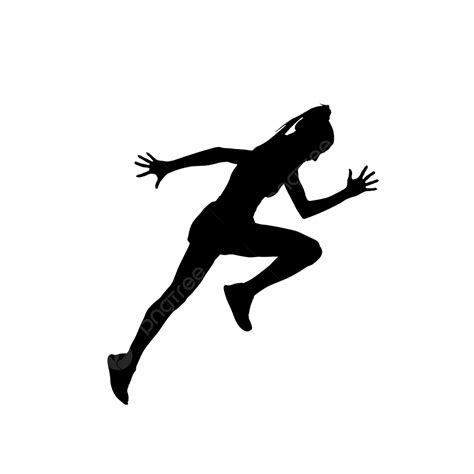 Women Fitness Silhouette Png Free Running Women S Sports And Fitness