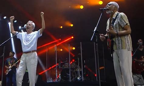 Gilberto Gil E Caetano Veloso Homenageiam Gal Costa No Festival De