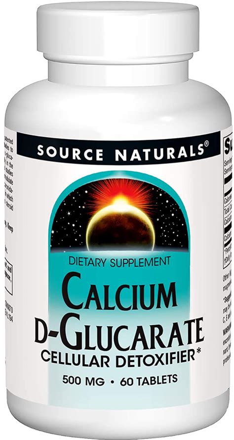 Calcium D Glucarate 500 Mg 60 Tablets Nutrition Express By