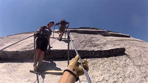 Half Dome Cables Yosemite National Park Ascending June 3 2013