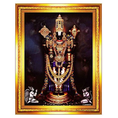 Pavan Photo Laminations Tirupati Balaji Lord Venkateshwara Swamy Wall