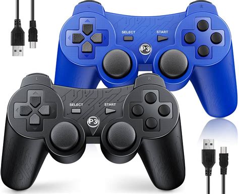 Amazon.com: OKHAHA Controller for PS3 Controller Wireless for Sony ...