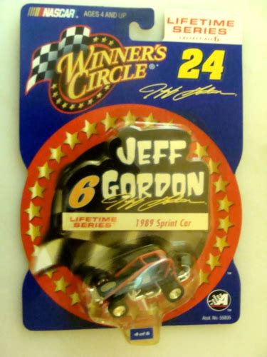 6 JEFF GORDON 1989 SPRINT CAR Winners Circle Lifetime Series 4 6 1 64