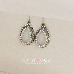 Beading Tutorial Marquise Earrings Sidonia S Beads Earring Tutorial