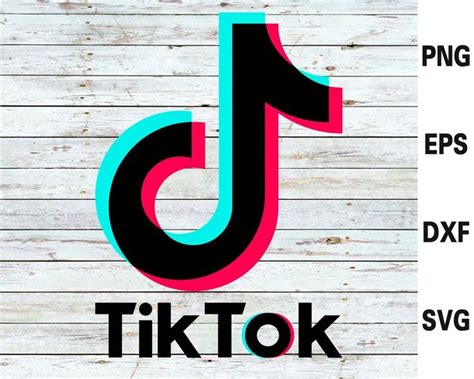 Tik Tok Svg Tik Tok Logo Svg Tik Tok Logo Png Tik Tok Etsy Cosas De