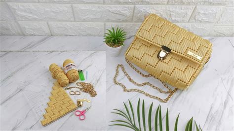 Plastic Canvas Bag Diy Rope Bag Tutorial Canvasbag Handmadebag