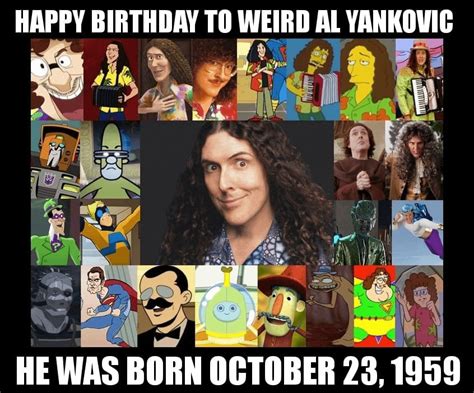 Happy birthday ya lyrical genius! : r/weirdal