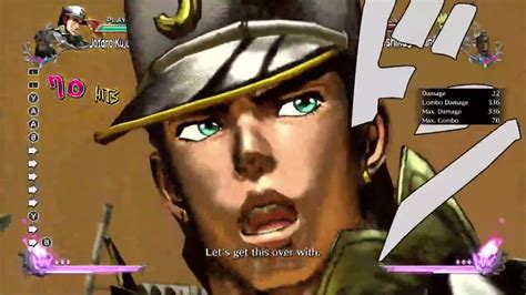 Jojo All Star Battle R Jotaro Part 4 Combo Youtube