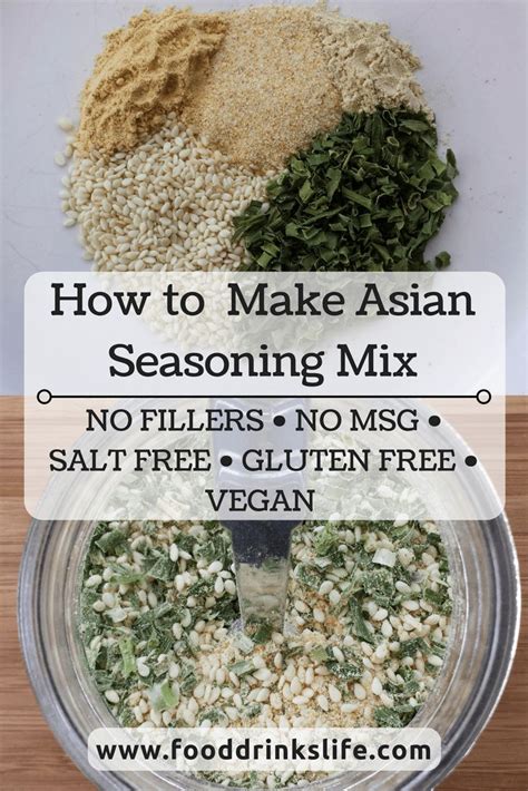 How To Make Your Own Asian Seasoning Mix • Food Drinks Life Recipe Asian Seasoning