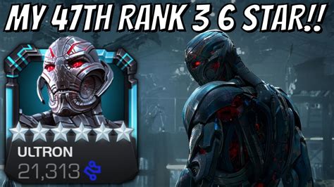 6 Star Rank 3 Ultron Gameplay 10 Endgame Bosses Ultimate Showcase Youtube