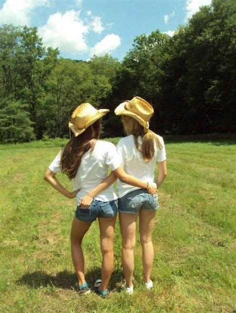 Brunette And Blonde With An Inseparable Bond Country Best Friends